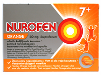 NUROFEN  ORANGE 100 mg košļājamās kapsulas, 12 gab.