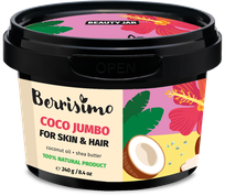 BEAUTY JAR Berrisimo Coco Jumbo ķermeņa sviests, 240 g