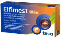 ELFIMEST 20 mg tabletes, 14 gab.