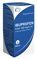 IBUPROFEN Inteli 100 mg/5 ml suspensija, 200 ml