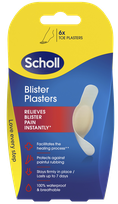 SCHOLL Blister Plasters plāksteri tulznām, 6 gab.