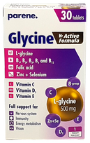PARENE. Glycine Active Formula tabletes, 30 gab.
