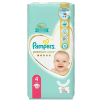 PAMPERS Premium Care 4 Maxi  9 - 14 kg diapers, 52 pcs.