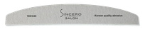 SINCERO SALON Profesional 180/240 pelēka nagu vīlīte, 1 gab.