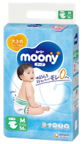 MOONY Airfit M (6-11 kg) diapers, 56 pcs.