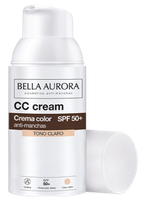 BELLA AURORA Anti-Dark Spot CC Cream SPF 50+ Light sejas krēms, 30 ml