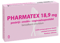 PHARMATEX  18,9 mg pessaries, 10 pcs.