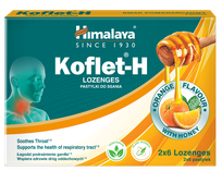 HIMALAYA Koflet-H Orange lozenges, 12 pcs.