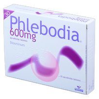 Phlebodia PHLEBODIA 600 mg tabletes, 30 gab.