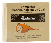 HEALINATURE Healinature Complex for Hair, Nails and Skin capsules, 60 pcs.