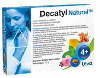 DECATYL Natural сосательные таблетки, 12 шт.