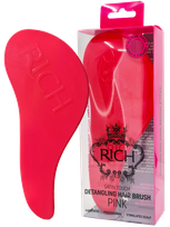 RICH Pure Luxury Satin Touch Detangling Pink hairbrush, 1 pcs.