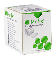 MEFIX 10 м х 5 см лейкопластырь в рулоне, 1 шт.