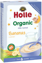 HOLLE Milk and banana porridge, 250 g