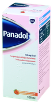 PANADOL 120 mg/5 ml suspensija, 100 ml