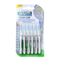 GUM Trav-Ler 2,0 mm zobstarpu birstīte, 6 gab.