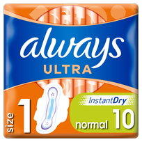 ALWAYS  Ultra Normal higiēniskās paketes, 10 gab.