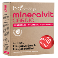 BIOFARMACIJA Mineralvit Cardio pulveris, 20 gab.