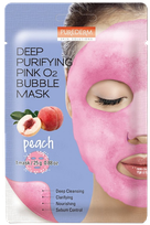PUREDERM Deep Purifying Pink Peach O2 Bubble маска для лица, 1 шт.