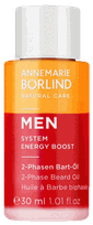 ANNEMARIE BORLIND Men System Energy Boost 2-Phase Beard eļļa bārdai, 30 ml