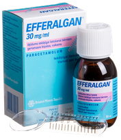 EFFERALGAN 30 mg/ml šķīdums, 90 ml