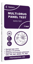 TESTERA Multi-Drug (6 vielas) tests, 1 gab.