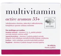 NEW NORDIC Multivitamin Active Woman 55+ pills, 90 pcs.