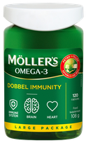 MOLLERS Dobbel Immunity kapsulas, 120 gab.