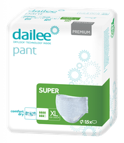 DAILEE Pant Premium Super XL nappy pants, 15 pcs.