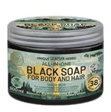 NATURA SIBERICA Black Soap Gor Body And Hair ziepes, 500 ml