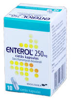 ENTEROL 250 mg hard capsules, 10 pcs.