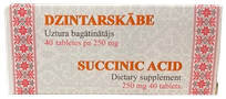 VIOLAHERB Dzintarskābe tabletes, 40 gab.