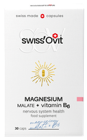 SWISS OVIT Magnesium Malate 150 mg + Vit. B6 capsules, 30 pcs.