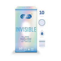 DUREX Invisible XL prezervatīvi, 10 gab.