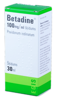 BETADINE 100 мг/мл раствор, 30 мл