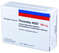 THROMBO ASS 100 mg tabletes, 100 gab.