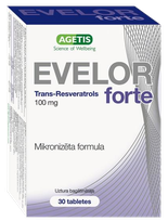 EVELOR Forte 100 mg tabletes, 30 gab.