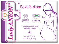 LADY ANION Post Partum higiēniskās paketes, 10 gab.