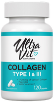 ULTRAVIT   Collagen Type I&III kolagēns, 120 gab.
