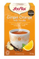 YOGI TEA Ginger Orange with Vannila tea bags, 17 pcs.