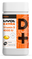 LIVOL  Extra Vitamin D 4000 IU капсулы, 120 шт.