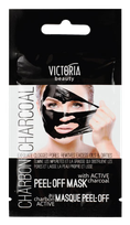 VICTORIA BEAUTY Active Charcoal Peel-off sejas maska, 10 ml