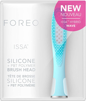 FOREO Issa Hybrid Wave Mint Silikona elektriskās zobu birstes uzgaļi, 1 gab.