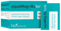 BIOFARMACIJA aquaMag+B6 Forte pulveris, 28 gab.