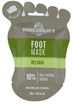WORKAHOLICS With Urea (20%) And Menthol foot mask, 1 pair