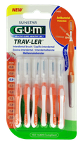 GUM Trav-Ler 0,9 mm interdental brush, 6 pcs.