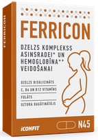 ICONFIT Blister Ferricon capsules, 45 pcs.