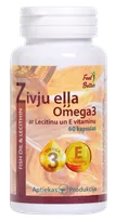 APTIEKAS PRODUKCIJA Fish Oil Omega-3 with Lecithin and Vitamin E capsules, 60 pcs.