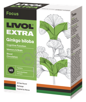 LIVOL  Extra Ginkgo Biloba tabletes, 60 gab.