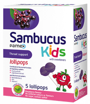 SAMBUCUS  Pamex Kids леденцы, 5 шт.